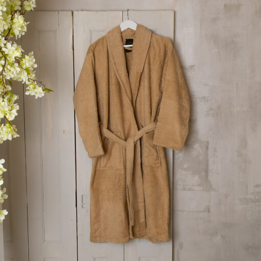 Z. Textile Bézs frottír köntös