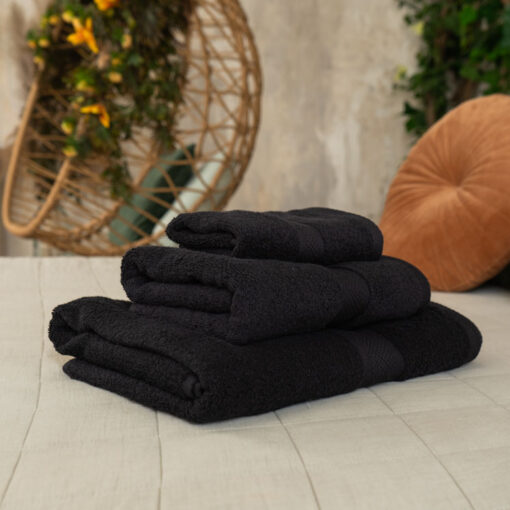 Z. Textile Fekete törölköző 550GSM