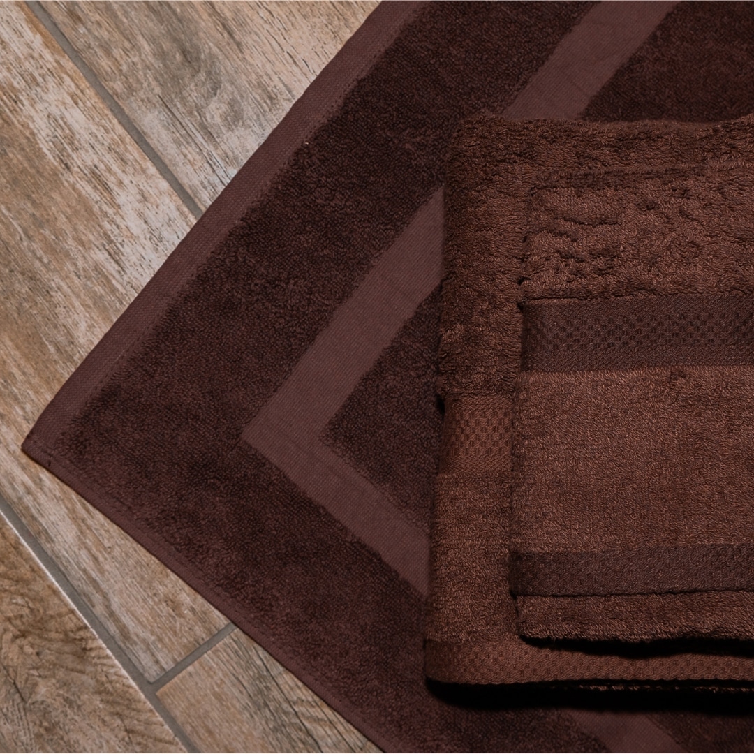 Z. Textile Csokibarna frottír kádkilépő