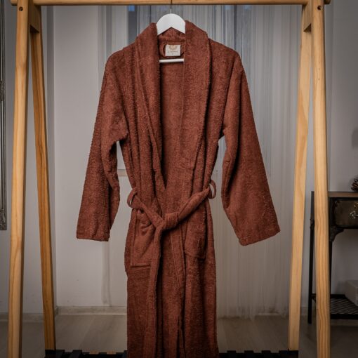 Z. Textile Csokibarna frottír köntös