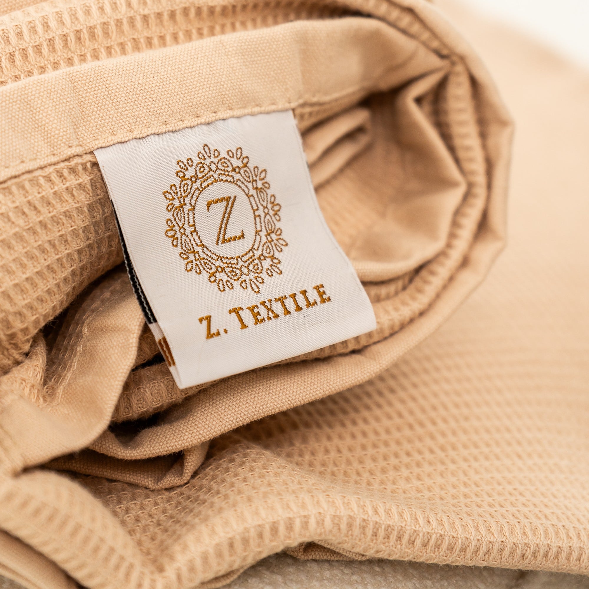 Z. Textile Szaunalepedő Darázsmintás Bézs - Image 3