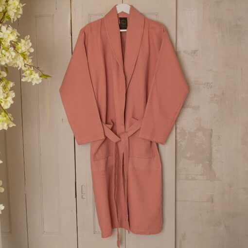 Z. Textile Mályva darázsmintás köntös