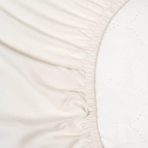 Mix&Match Gumis lepedő - Ecru