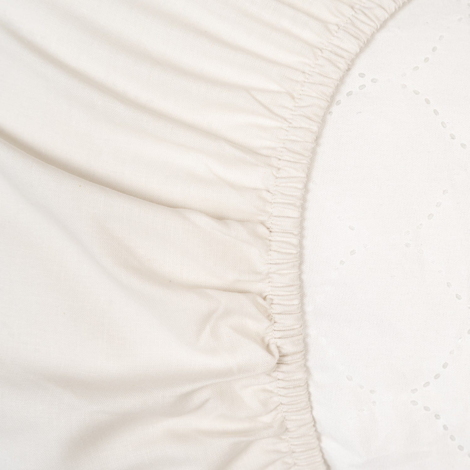 Mix&Match Gumis lepedő - Ecru