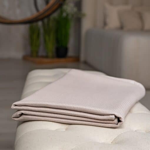 Z. Textile Szaunalepedő Darázsmintás Világosszürke